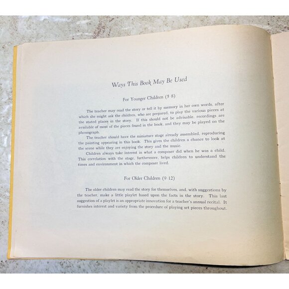 Childhood Days Of Famous Composers Haydn Vtg Piano Sheet Music by Coit & Bampton - Picture 5 of 9